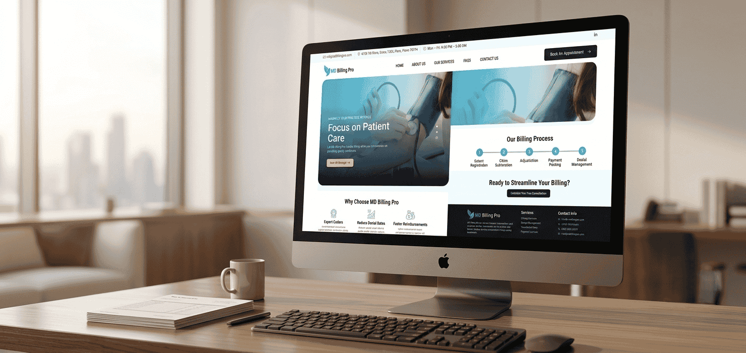 MD Billing Pro – Medical Billing & Revenue Cycle Management Site